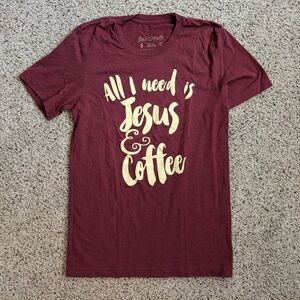 Coffee & Jesus women's tee